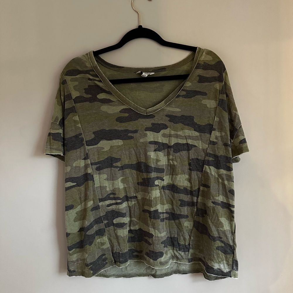 Lucky Brand Camo Shirt Size Large